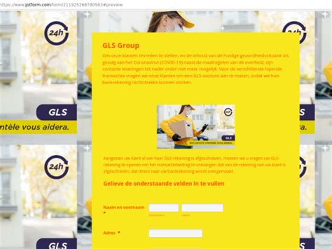 gls netherlands website.